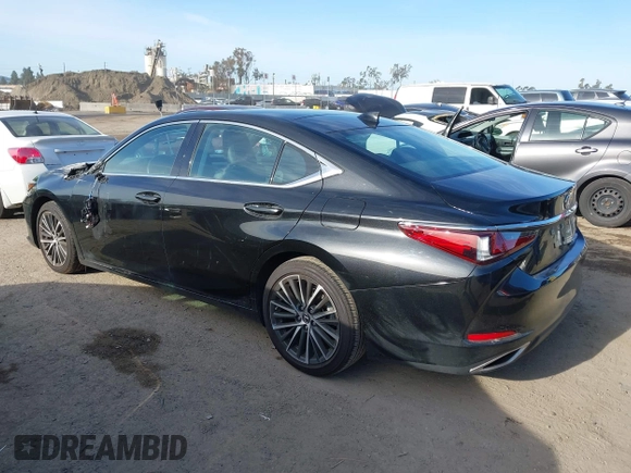 2024 Lexus ES with VIN 58ADZ1B10RU167407, listed as a IAAI auction lot 41936001 with 17,756 mi miles. Bid and sale history available at carsss.com. Image 3.