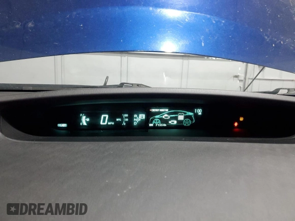 2010 Toyota Prius II with VIN JTDKN3DUXA5125262, listed as a Copart auction lot 52278605 with 71,554 mi miles and Non Repairable. Bid and sale history available at carsss.com. Image 9.