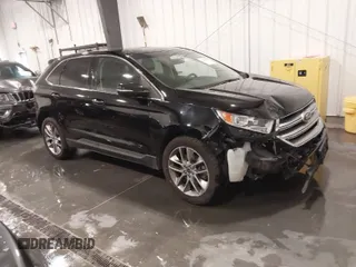 2017 Ford Edge Titanium with VIN 2FMPK4K85HBB18411, listed as a IAAI auction lot 41806524 with 119,273 mi miles. Bid and sale history available at carsss.com. Image 1.
