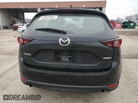 2020 Mazda CX-5 Sport with VIN JM3KFABM7L0748026, listed as a Copart auction lot 45003955 with 73,176 mi miles and Salvage Title. Bid and sale history available at carsss.com. Image 6.