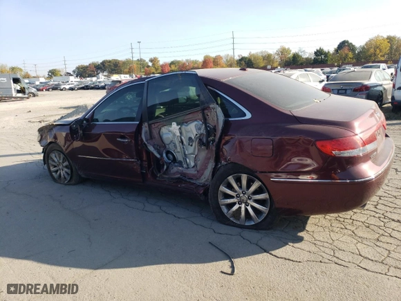 2009 Hyundai Azera Limited with VIN KMHFC46F09A372218, listed as a Copart auction lot 76896764 with 138,450 mi miles and Salvage Title. Bid and sale history available at carsss.com. Image 2.