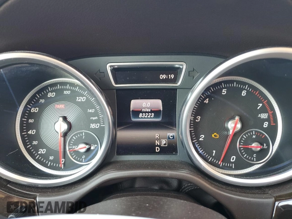 2017 Mercedes-Benz GLS 450 with VIN 4JGDF6EE2HA914145, listed as a Copart auction lot 66312074 with 83,223 mi miles and Salvage Title. Bid and sale history available at DreamBid. Image 9.