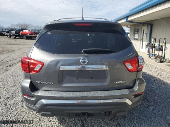 2017 Nissan Pathfinder S with VIN 5N1DR2MN2HC902549, listed as a Copart auction lot 45566675 with 124,564 mi miles and Salvage Title. Bid and sale history available at carsss.com. Image 6.