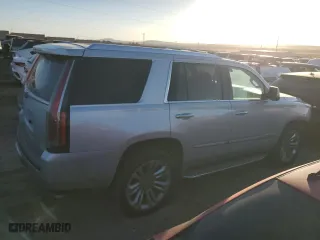 2018 Cadillac Escalade Premium Luxury with VIN 1GYS4CKJ0JR160293, listed as a Copart auction lot 88935895 with 99,035 mi miles and Salvage Title. Bid and sale history available at carsss.com. Image 3.