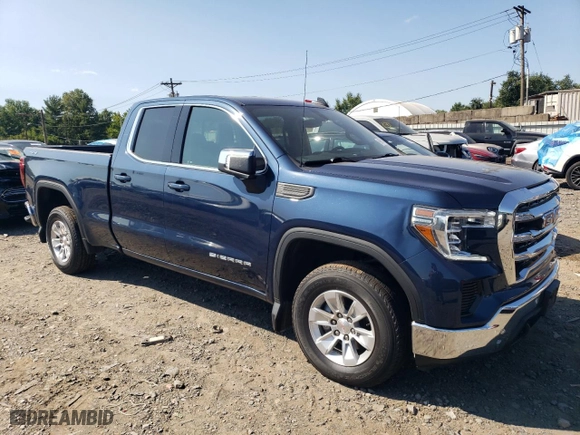 2021 GMC Sierra 1500 SLE with VIN 1GTR9BEK1MZ193022, listed as a Copart auction lot 69951164 with 75,839 mi miles and Salvage Title. Bid and sale history available at carsss.com. Image 4.