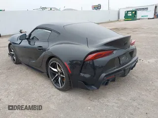 2021 Toyota GR Supra 3.0 with VIN WZ1DB0C04MW038455, listed as a IAAI auction lot 41472525 with 1 mi miles. Bid and sale history available at carsss.com. Image 3.