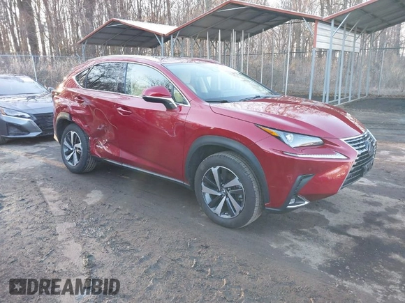 2021 Lexus NX 300h with VIN JTJGJRDZ1M2163515, listed as a IAAI auction lot 41553631 with 43,371 mi miles and . Bid and sale history available at DreamBid. Image 1.