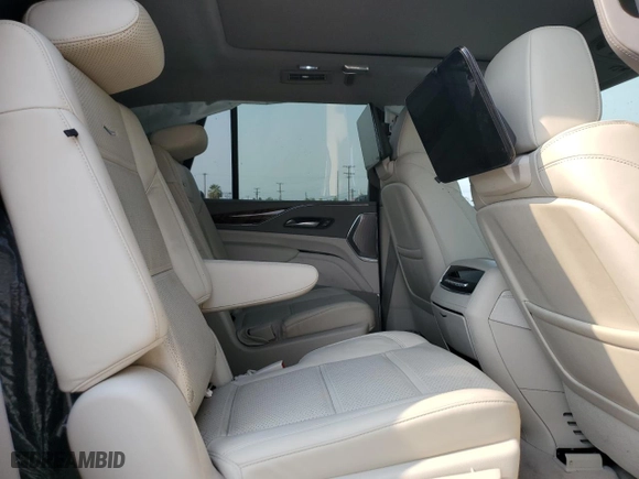 2021 Cadillac Escalade Premium Luxury Platinum with VIN 1GYS4DKL8MR217707, listed as a Copart auction lot 71491894 with 30,091 mi miles and Salvage Title. Bid and sale history available at carsss.com. Image 11.