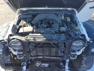 2021 Jeep Wrangler Unlimited Rubicon with VIN 1C4HJXFGXMW728148, listed as a Copart auction lot 45118085 with 97,754 mi miles and Salvage Title. Bid and sale history available at carsss.com. Image 12.