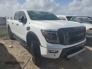2021 Nissan Titan XD SV with VIN 1N6AA1FB2MN514566, listed as a Copart auction lot 75194294 with 34,987 mi miles and Non Repairable. Bid and sale history available at carsss.com. Image 4.