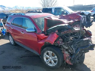 2013 Chevrolet Equinox LTZ with VIN 2GNFLGE32D6385479, listed as a IAAI auction lot 41262978 with 154,057 mi miles. Bid and sale history available at carsss.com. Image 1.