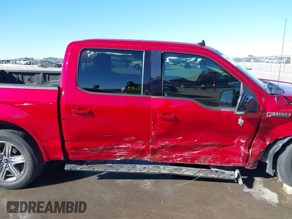 2020 Ford F-150 XL with VIN 1FTEW1C58LKE36430, listed as a IAAI auction lot 41390339 with 54,747 mi miles. Bid and sale history available at carsss.com. Image 18.