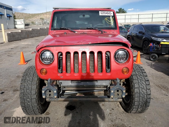 2008 Jeep Wrangler Unlimited X с VIN 1J4GA39188L594432, выставлен на аукционе Copart как лот 62854645 с пробегом 139 304 миль миль и Списание • Salvage title. История ставок и продаж доступна на DreamBid. Изображение 5.