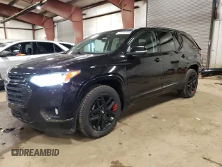 2021 Chevrolet Traverse Premier with VIN 1GNERKKW4MJ219012, listed as a Copart auction lot 43747735 with 83,735 mi miles and Salvage Title. Bid and sale history available at carsss.com. Image 1.
