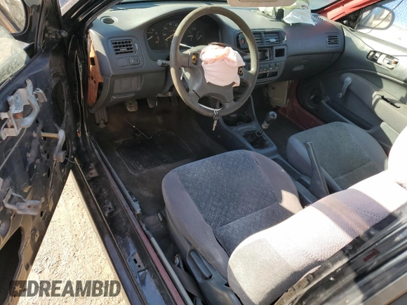 1996 Honda Civic CX with VIN 2HGEJ6323TH103708, listed as a Copart auction lot 80483434 with 91,459 mi miles and Non Repairable. Bid and sale history available at carsss.com. Image 8.