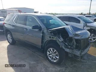 2020 Chevrolet Traverse LS with VIN 1GNERFKW8LJ143123, listed as a IAAI auction lot 42279503 with 119,172 mi miles and . Bid and sale history available at DreamBid. Image 1.