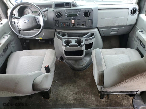 2014 Ford Econoline Wagon XL with VIN 1FBNE3BL4EDA25746, listed as a Copart auction lot 69606994 with 107,842 mi miles and Salvage Title. Bid and sale history available at carsss.com. Image 8.