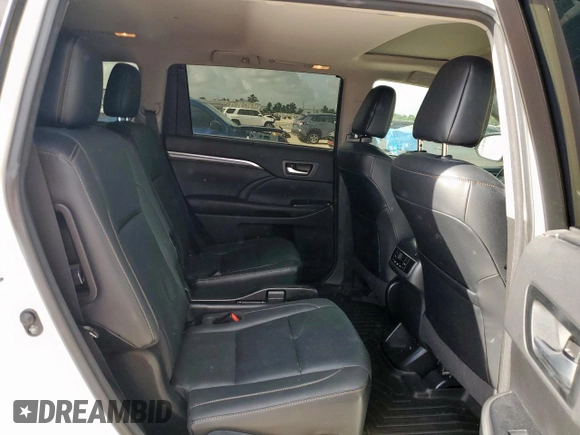 2017 Toyota Highlander Hybrid Limited with VIN 5TDDGRFH6HS036685, listed as a Copart auction lot 59726925 with 18,191 mi miles and Salvage title. Bid and sale history available at DreamBid. Image 11.