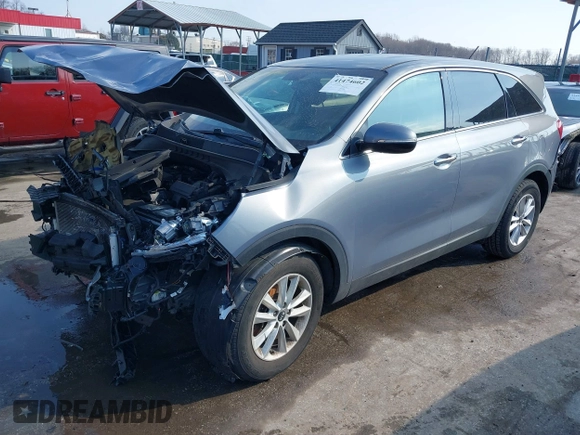 2020 Kia Sorento LX V6 with VIN 5XYPG4A56LG638084, listed as a IAAI auction lot 41474602 with 89,244 mi miles. Bid and sale history available at carsss.com. Image 19.