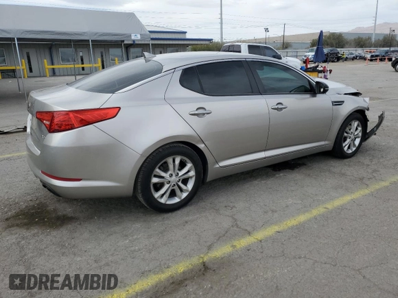 2013 Kia Optima EX with VIN 5XXGN4A72DG194005, listed as a Copart auction lot 50918085 with 80,615 mi miles and Salvage Title. Bid and sale history available at carsss.com. Image 3.