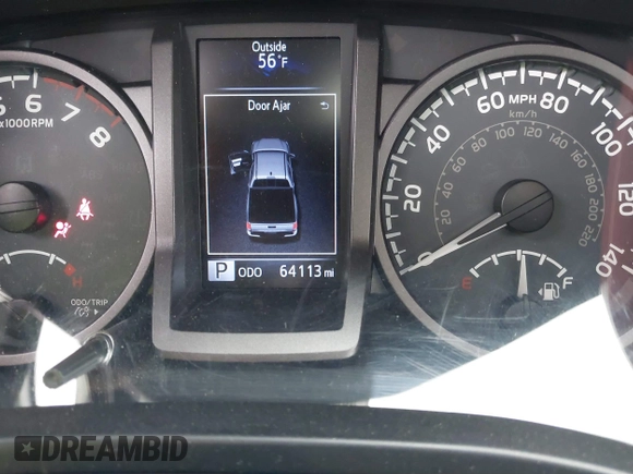 2017 Toyota Tacoma SR5 with VIN 3TMCZ5AN8HM051829, listed as a IAAI auction lot 41616329 with 64,113 mi miles and . Bid and sale history available at DreamBid. Image 7.