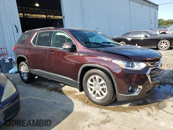 2020 Chevrolet Traverse LT Cloth with VIN 1GNEVGKW7LJ190290, listed as a Copart auction lot 69182974 with 33,801 mi miles and Salvage Title. Bid and sale history available at carsss.com. Image 4.