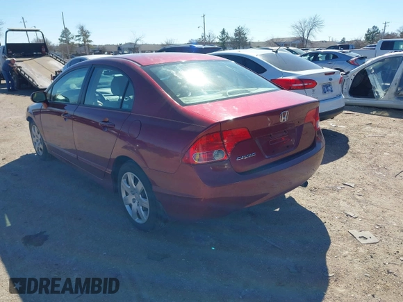 2008 Honda Civic LX with VIN 1HGFA16568L117545, listed as a IAAI auction lot 41698964 with 85,933 mi miles and . Bid and sale history available at DreamBid. Image 3.