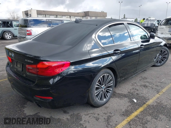2019 BMW 5 Series 530e with VIN WBAJA9C52KB399480, listed as a IAAI auction lot 41714228 with 90,435 mi miles and . Bid and sale history available at DreamBid. Image 4.