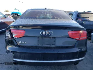 2013 Audi A8 L 3.0L with VIN WAURGAFD2DN008190, listed as a Copart auction lot 43369565 with 0 mi miles and Salvage Title. Bid and sale history available at carsss.com. Image 6.