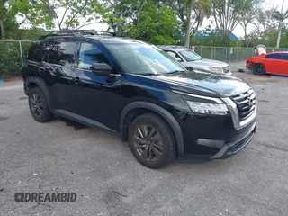 2022 Nissan Pathfinder SV with VIN 5N1DR3BB1NC215380, listed as a IAAI auction lot 42346971 with 46,231 mi miles and . Bid and sale history available at DreamBid. Image 1.