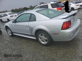 2002 Ford Mustang Standard with VIN 1FAFP40472F133621, listed as a Copart auction lot 43158735 with 0 mi miles and Clean Title. Bid and sale history available at carsss.com. Image 2.