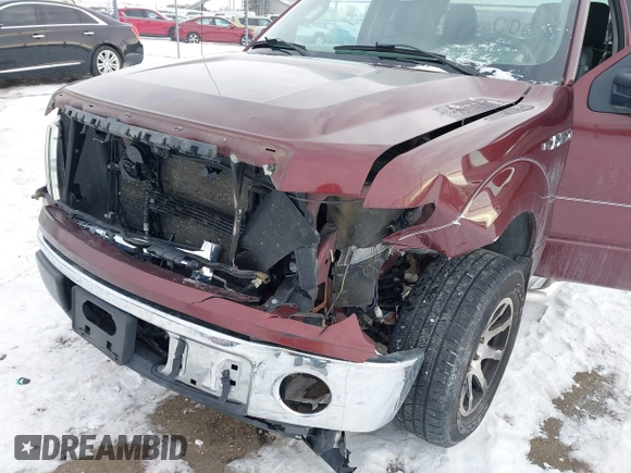 2010 Ford F-150 XL with VIN 1FTFX1CVXAFA86435, listed as a IAAI auction lot 41348804 with 181,711 mi miles. Bid and sale history available at carsss.com. Image 6.