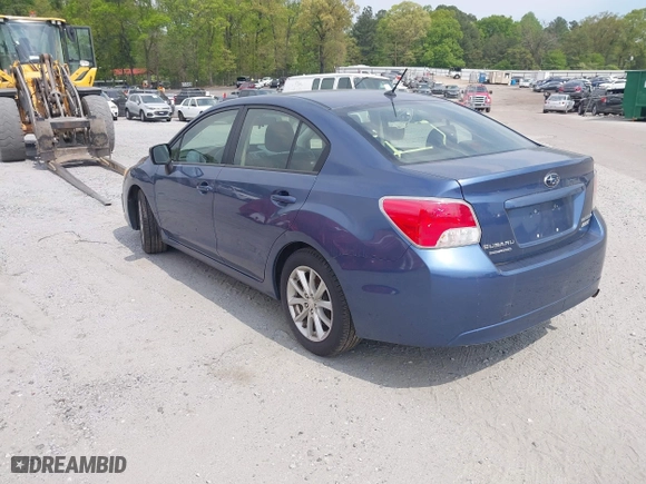 2012 Subaru Impreza Sedan 2.0i Premium with VIN JF1GJAC60CH024358, listed as a IAAI auction lot 41733110 with 174,507 mi miles. Bid and sale history available at carsss.com. Image 3.