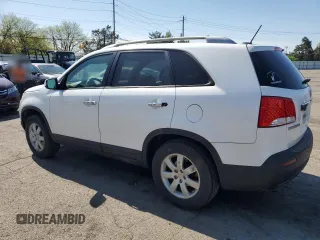 2013 Kia Sorento LX with VIN 5XYKT4A66DG350632, listed as a Copart auction lot 54330265 with 166,433 mi miles and Clean Title. Bid and sale history available at carsss.com. Image 2.