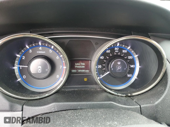 2013 Hyundai Sonata Limited with VIN 5NPEC4AC3DH595447, listed as a Copart auction lot 84197774 with 189,658 mi miles and Clean Title. Bid and sale history available at DreamBid. Image 9.