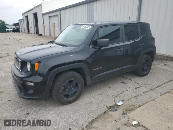 2020 Jeep Renegade Sport z VIN ZACNJAAB2LPL11224, wystawiony jako Copart lot #59463445 z przebiegiem 77 873 mil mil oraz Szkoda całkowita • Salvage title. Historia ofert i sprzedaży dostępna na DreamBid. Obrazek 1.