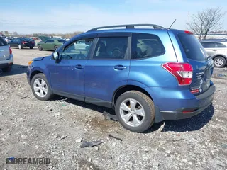 2015 Subaru Forester 2.5i Premium with VIN JF2SJAFC6FH817093, listed as a IAAI auction lot 41933100 with 79,690 mi miles. Bid and sale history available at carsss.com. Image 3.
