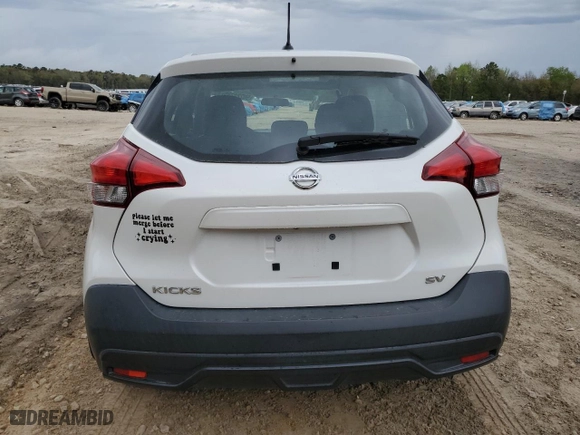 2018 Nissan Kicks SR with VIN 3N1CP5CU6JL531196, listed as a Copart auction lot 50224235 with 57,713 mi miles and Salvage Title. Bid and sale history available at carsss.com. Image 6.