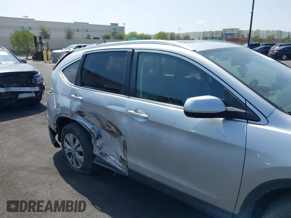 2014 Honda CR-V EX-L with VIN 2HKRM3H75EH563098, listed as a IAAI auction lot 42151583 with 152,882 mi miles and . Bid and sale history available at carsss.com. Image 13.