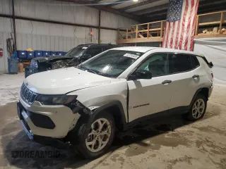 2024 Jeep Compass Sport with VIN 3C4NJDAN7RT104814, listed as a Copart auction lot 44734405 with 12,571 mi miles and Salvage Title. Bid and sale history available at carsss.com. Image 1.