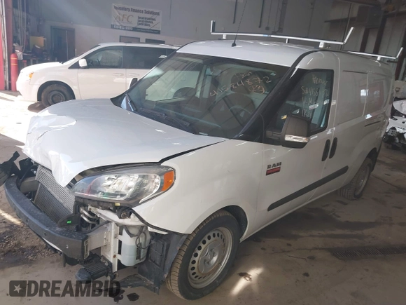 2019 Ram ProMaster City Cargo Tradesman z VIN ZFBHRFAB7K6M61484, wystawiony jako IAAI lot #41584872 z przebiegiem 63 558 mil mil oraz . Historia ofert i sprzedaży dostępna na DreamBid. Obrazek 18.