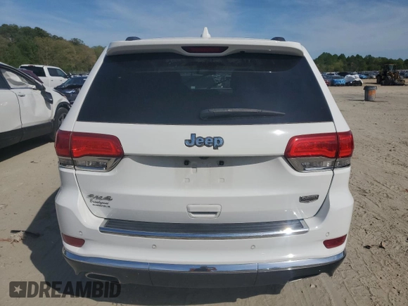 2015 Jeep Grand Cherokee Summit with VIN 1C4RJFJG3FC847797, listed as a Copart auction lot 54848085 with 53,506 mi miles and Salvage Title. Bid and sale history available at DreamBid. Image 6.