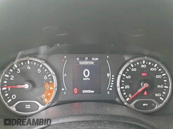 2018 Jeep Renegade Latitude with VIN ZACCJABB6JPH79379, listed as a Copart auction lot 50991485 with 83,305 mi miles and Salvage Title. Bid and sale history available at carsss.com. Image 9.