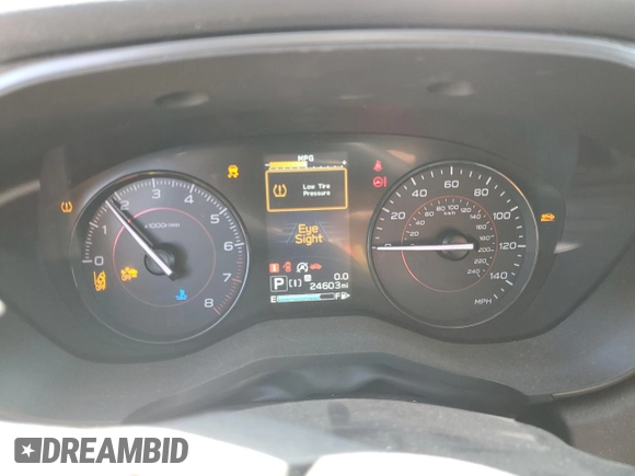 2023 Subaru Crosstrek Premium with VIN JF2GTAPC5P8205662, listed as a Copart auction lot 62179985 with 24,603 mi miles and Salvage title. Bid and sale history available at DreamBid. Image 9.