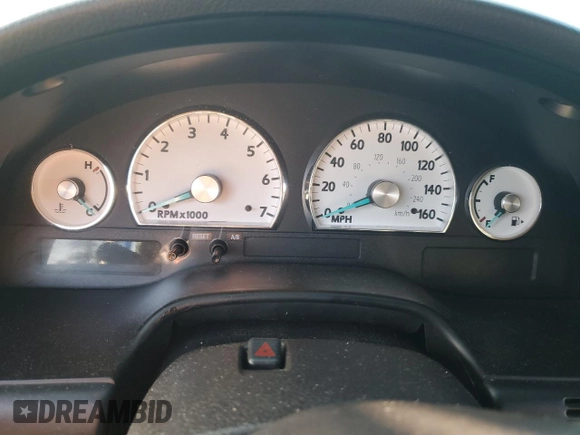2003 Ford Thunderbird with VIN 1FAHP62A43Y105336, listed as a Copart auction lot 74699164 with Not Provided miles and Non Repairable. Bid and sale history available at DreamBid. Image 9.