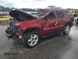 2009 Chevrolet Tahoe LTZ with VIN 1GNFK33009R128434, listed as a Copart auction lot 57104225 with Not provided miles and Salvage title. Bid and sale history available at DreamBid. Image 1.