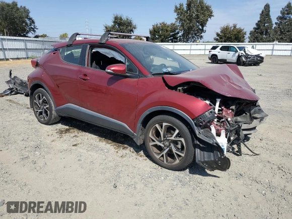 2018 Toyota C-HR XLE with VIN JTNKHMBX9J1011251, listed as a Copart auction lot 71813564 with 60,941 mi miles and Salvage Title. Bid and sale history available at carsss.com. Image 4.
