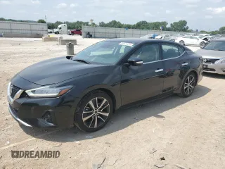2022 Nissan Maxima SV with VIN 1N4AA6CV0NC502479, listed as a Copart auction lot 60921625 with 28,070 mi miles and Salvage title. Bid and sale history available at DreamBid. Image 1.