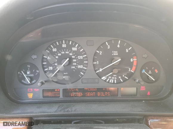 2001 BMW 7 Series 740iA with VIN WBAGG83461DN88498, listed as a Copart auction lot 86143924 with 0 mi miles and Clean Title. Bid and sale history available at carsss.com. Image 9.