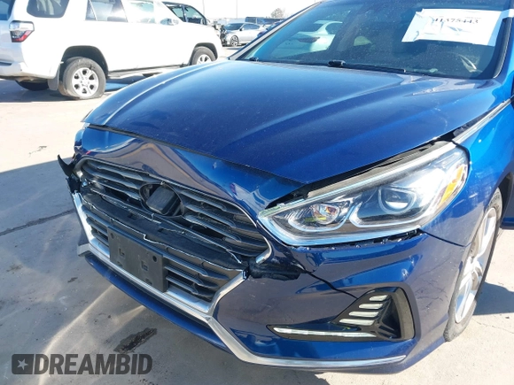 2018 Hyundai Sonata SEL with VIN 5NPE34AFXJH669873, listed as a IAAI auction lot 41375443 with 100,407 mi miles and . Bid and sale history available at DreamBid. Image 6.